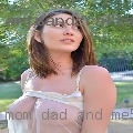 Mom dad and me fuck in ass